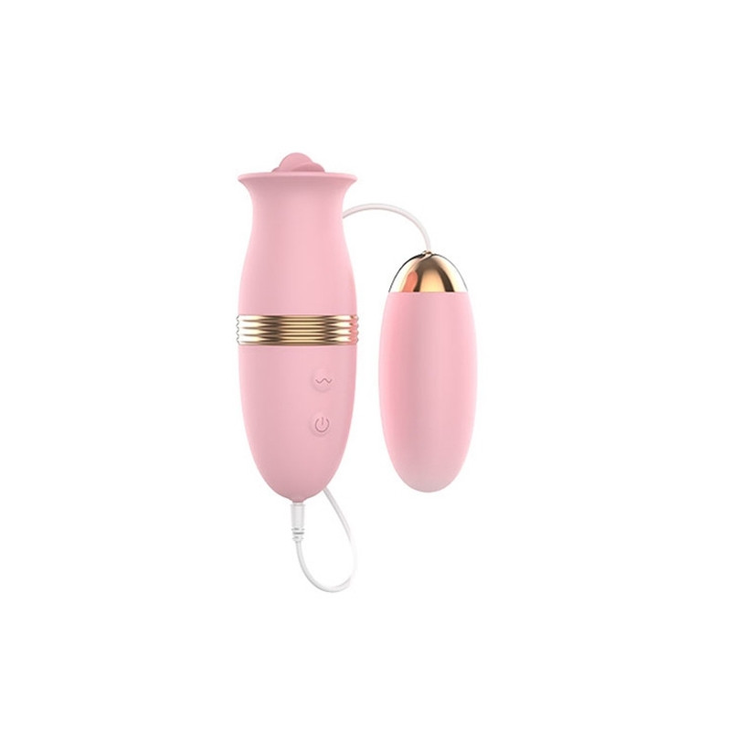 Generique Stimulateur de clitoris Lilo Tongue Rose